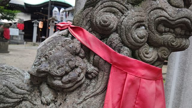 守居神社 こまったちゃん 狛犬 大阪