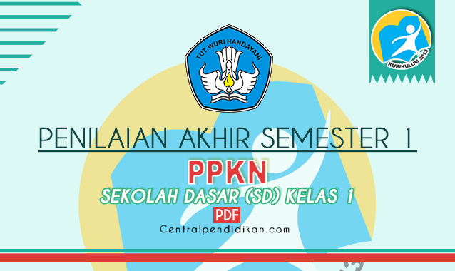 Contoh Soal & Jawaban PAS PPKn Kelas 1 SD Semester 1 format PDF