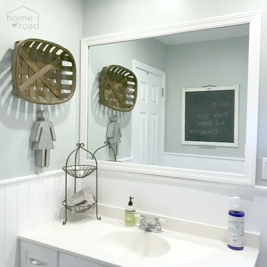 bathroom with old sink faucet