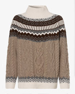 swetry w norweski wzór damskie