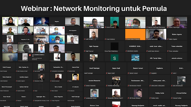 Dokumentasi Webinar Network Monitoring untuk pemula 12 Januari 2022