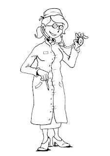 Doctors coloring pages for children