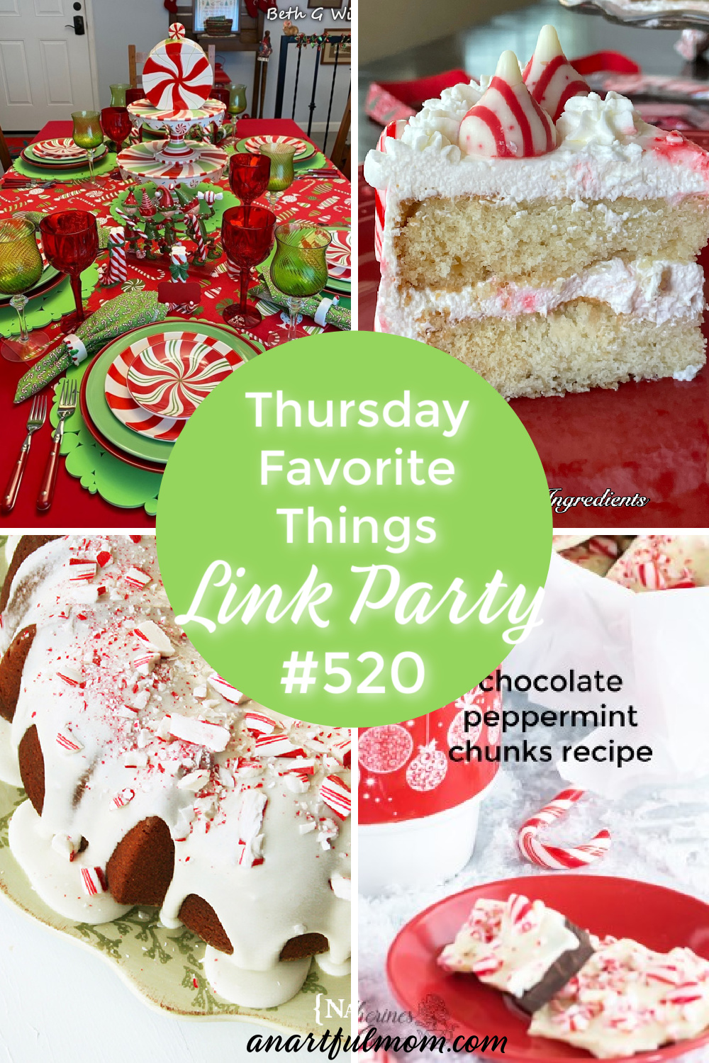 Thursday Favorite Things Link Party: Candy Canes and Peppermint