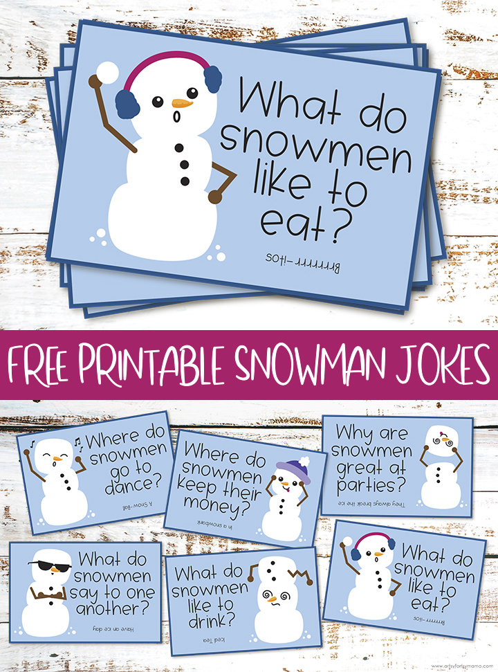 Free Printable Snowman Jokes