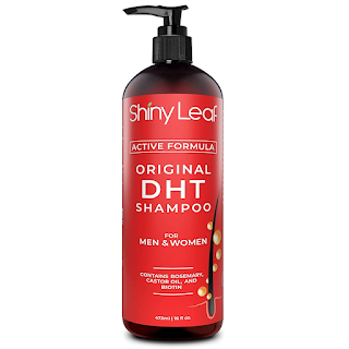 Shiny Leaf DHT Blocker Anti-Hair Loss Shampoo With Biotin - Best Anti Hair Loss Shampoo