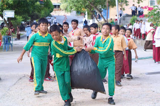 Contoh kegiatan gotong royong di sekolah