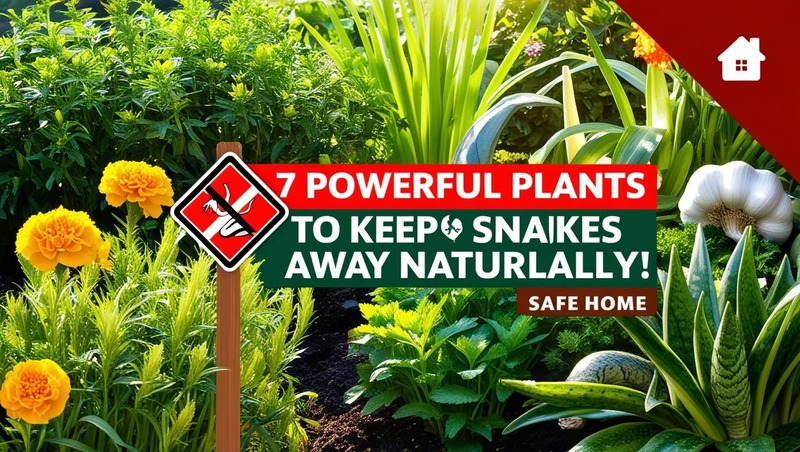 7 Powerful Plants That Help Keep Snakes Away From Your Home and Garden