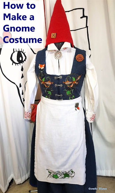 female garden gnome costume