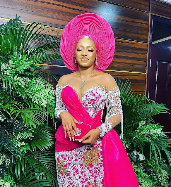 Look Aso Ebi Styles Trending Lace styles for Aso Ebi