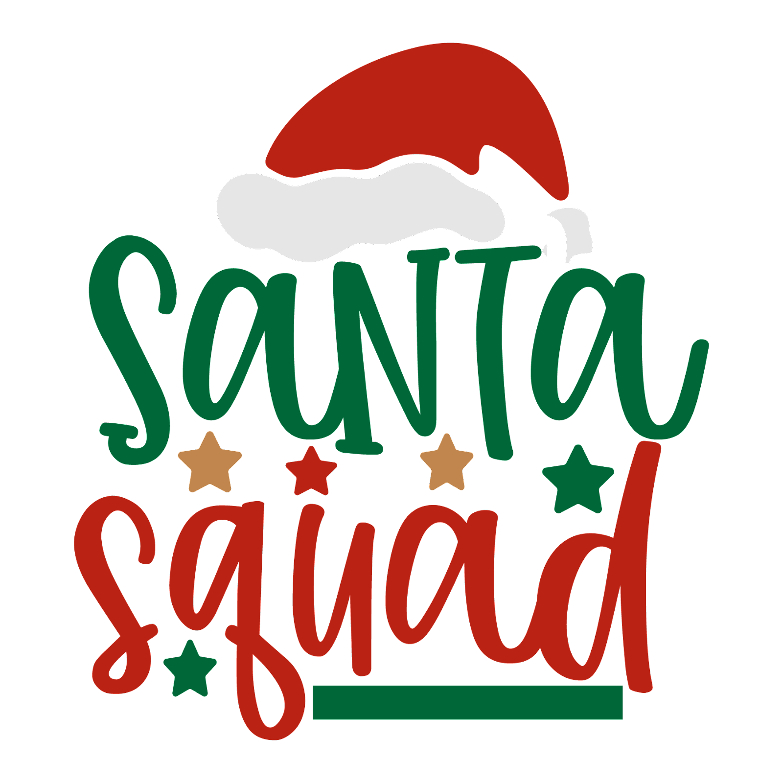 Santa Squad SVG Cut Files