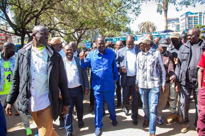 Raila Odinga's Surprise Matatu Ride and CBD Meet and Greet