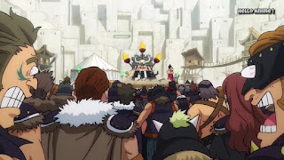 ワンピースアニメ 932話 ワノ国編 兎丼 囚人採掘場 大相撲インフェルノ | ONE PIECE