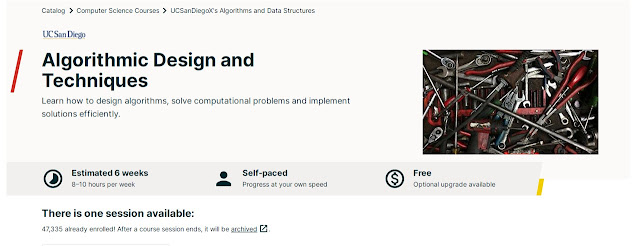 Algoritmic Design and Techniques online course