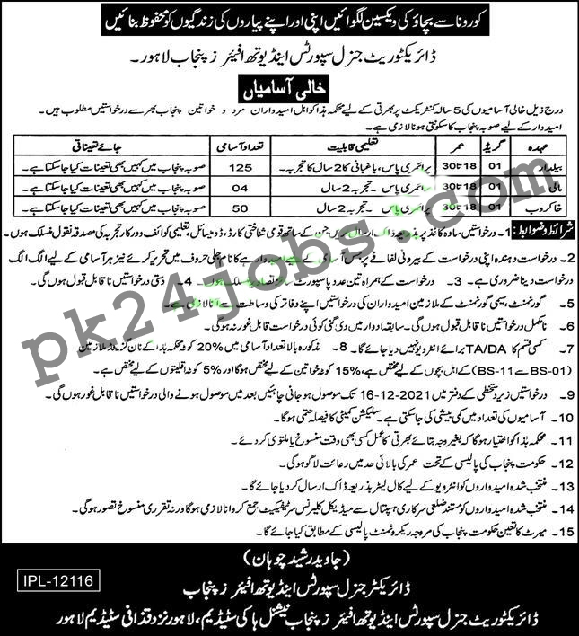 Punjab Youth Jobs 2022 – Government Jobs 2022