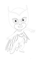 Owlette colour page