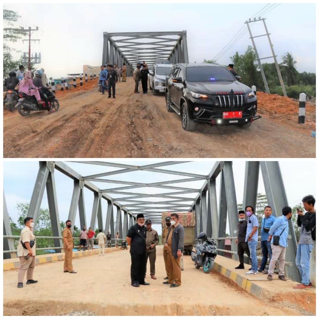 proyek perbaikan Jembatan Sugeng
