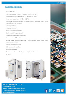 TEMPERATURE TEST CHAMBER FOR TESTING ON TRANSMITTING ANTENNAS, MODEL: CETM-40/979MT