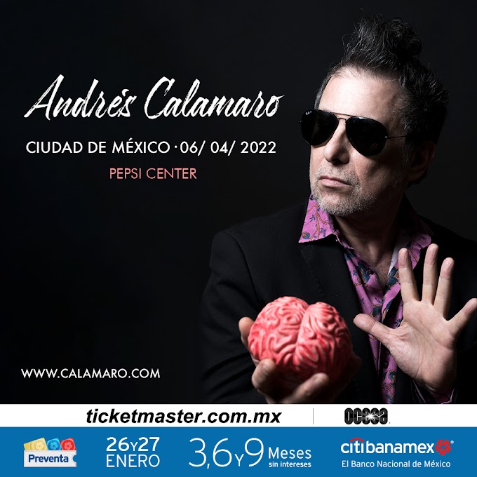 Andrés Calamaro, sus próximas fechas en México.
