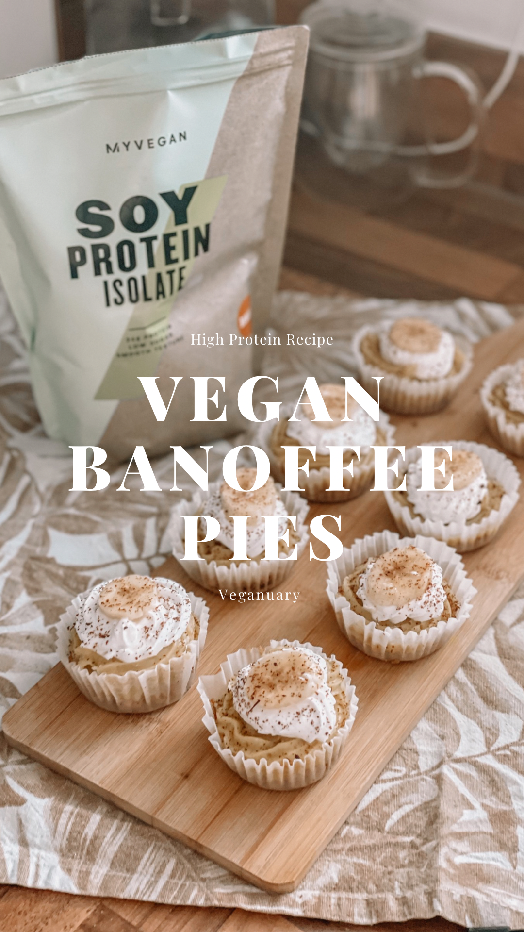 Vegan Banoffee Pies