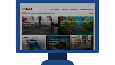 Sora24 Blogger Theme