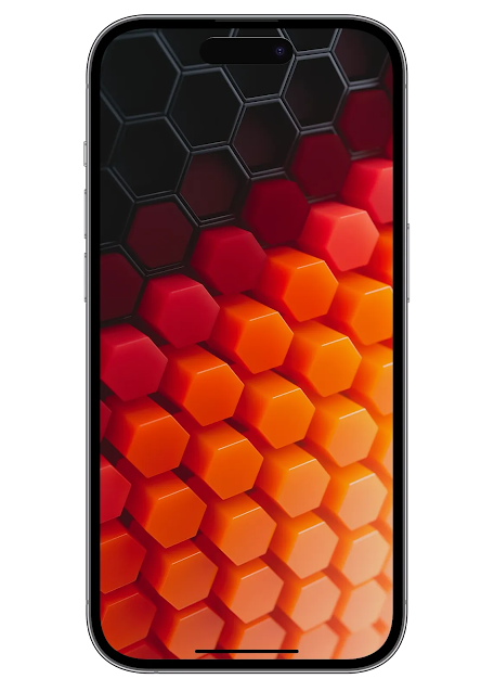Hexagon 4K Wallpaper for Phone