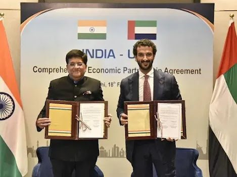 India Inks Historic Trade Deal With UAE; Bilateral Trade Boost To $100 Billion soon
