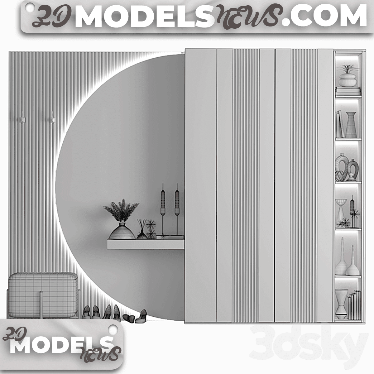 Hallway Composition Model No 31 4