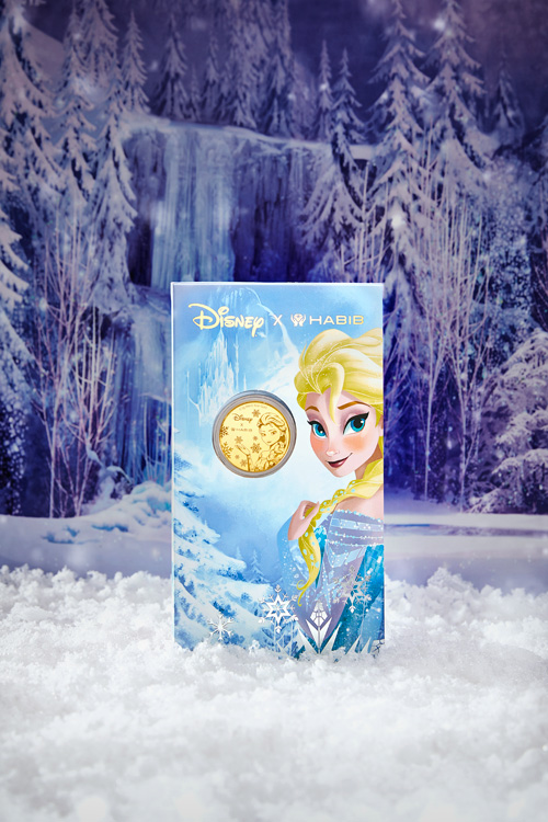 Wafer Emas 999 Edisi Terhad Disney Frozen Kolaborasi Antarabangsa