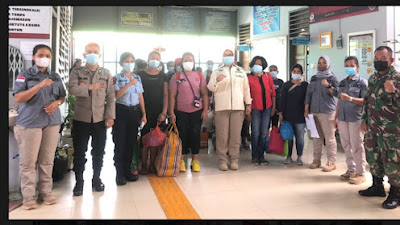 20 Orang Napi Rutan Negara Perempuan Medan, dipindahkan ke Lapas Kelas II A Medan, Pengawalan ketat dibantu aparat TNI Polri