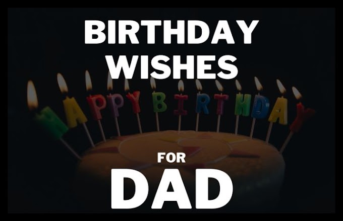 Birthday Wishes for DAD in English