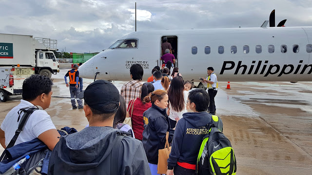 boarding PAL PR2236 flight from Cebu to Tacloban