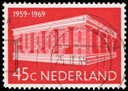 Dutch Postage Stamp NL-926 EUROPA Stamps 45 cents 1969