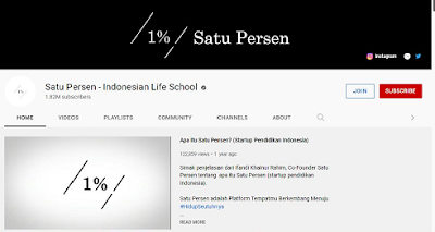 Satu Persen - Indonesian Life  School