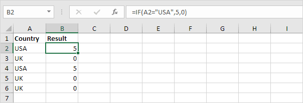 دالة IF البسيطة في Excel