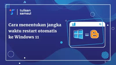 Cara menentukan jangka waktu restart otomatis ke Windows 11