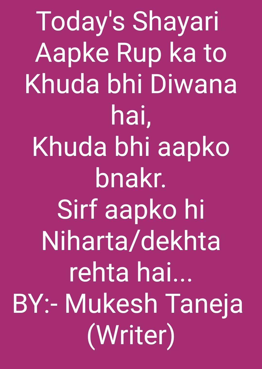 Write by:- Mukesh Taneja