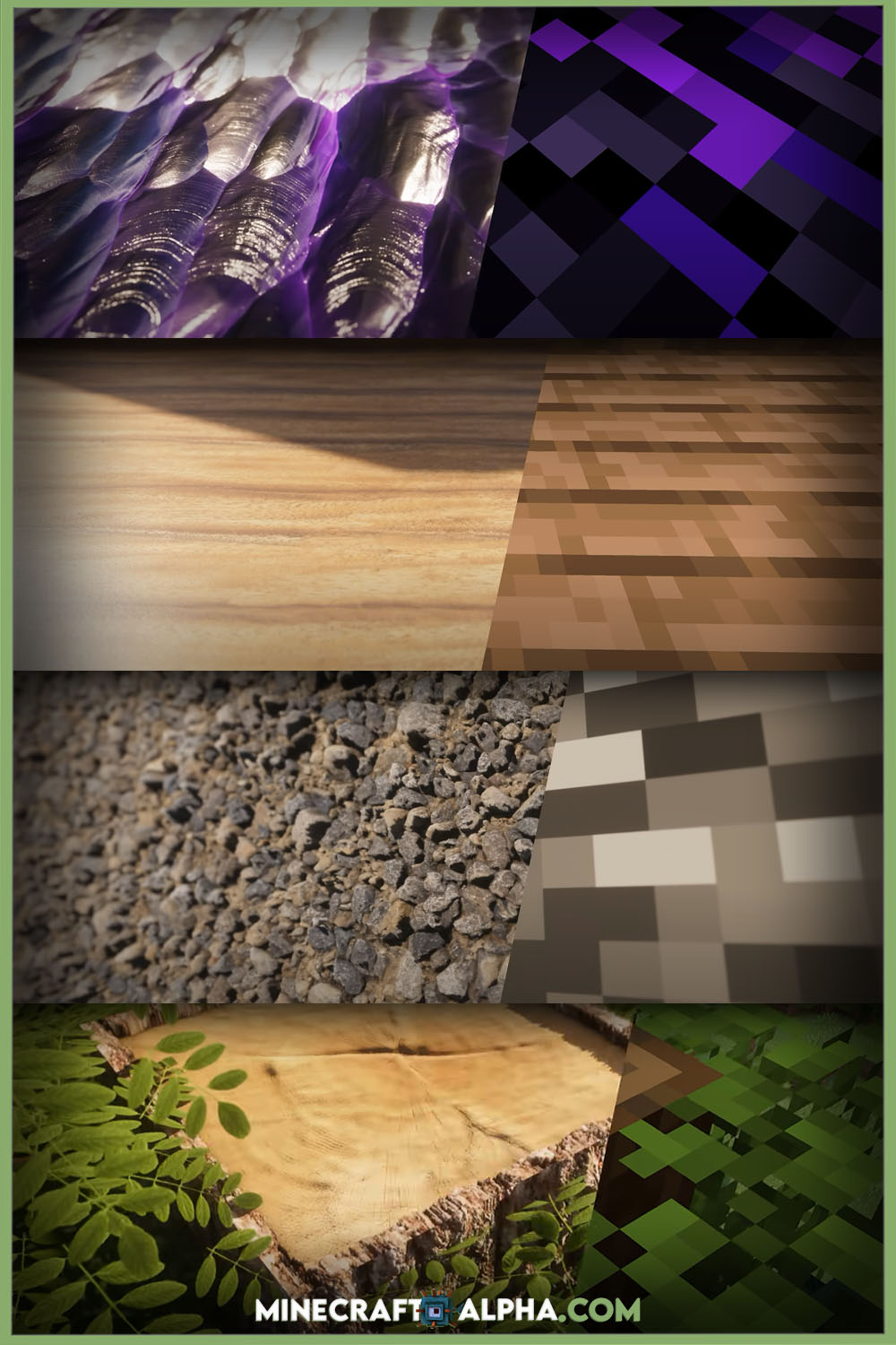 Insanely Realistic Texture Pack - 4096x POM/PBR 4K Resource Pack [1.18, 1.17.1]