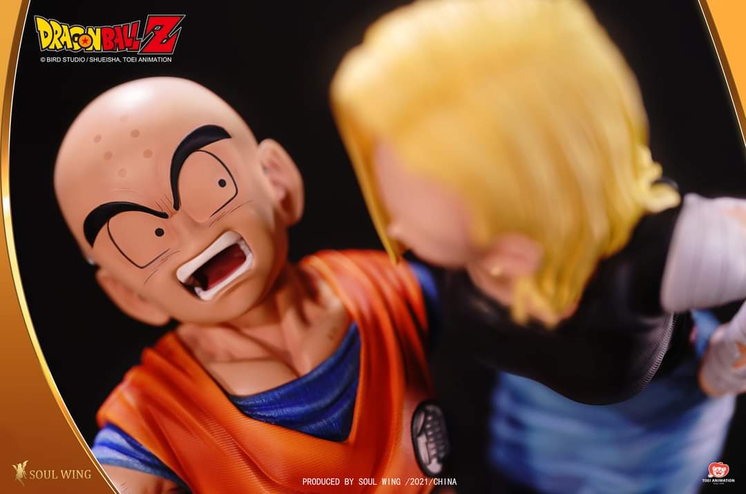 Krilin y Android 18