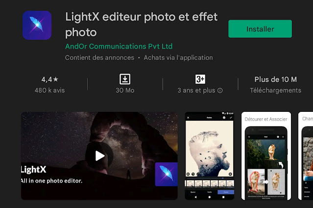 تطبيق LightX