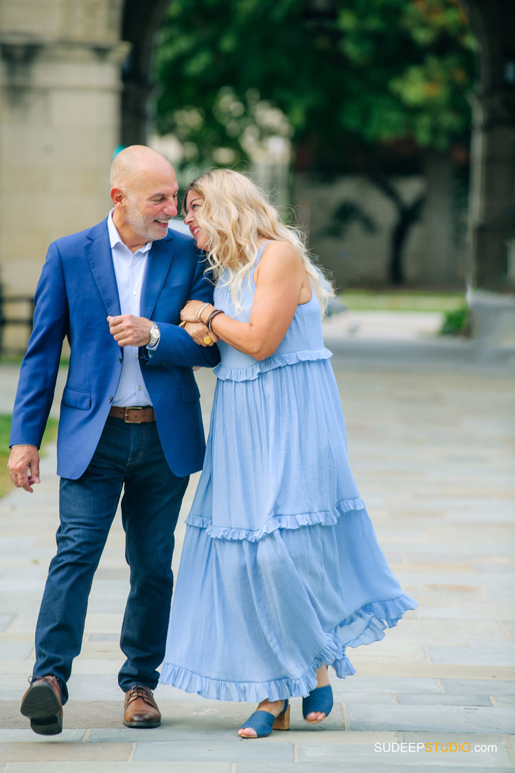 Toledo Wedding Engagement Pictures in Ann Arbor Downtown Law Quad by SudeepStudio.com Ann Arbor Wedding Photographer