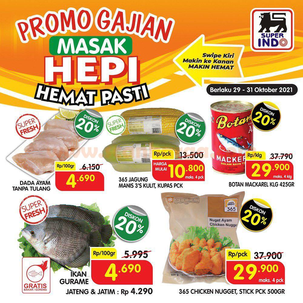 Promo SUPERINDO GAJIAN Hemat Periode 29 - 31 Oktober 2021 4