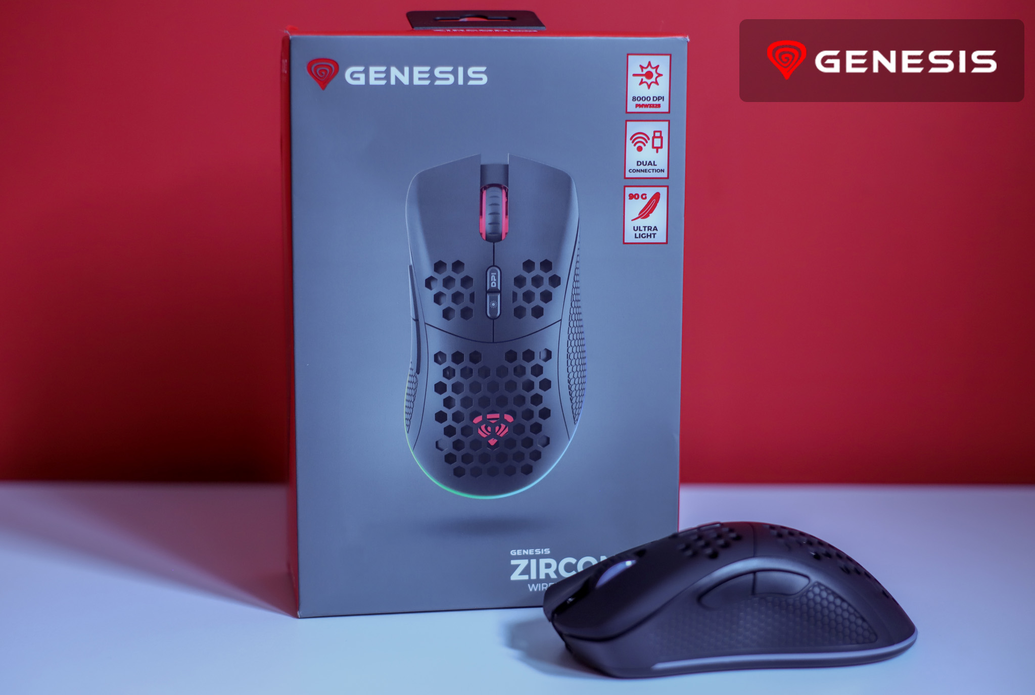 Genesis Zircon 550 bezprzewodowa myszka dla graczy