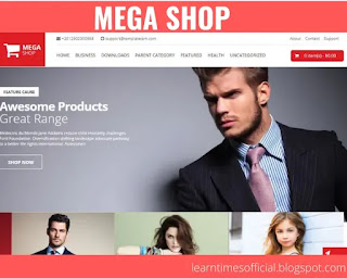 modern shop blogger template free download