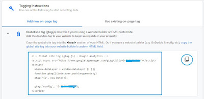 how to add GA 4 tracking code to blogger