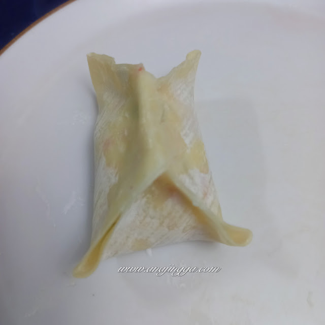 resepi dan cara lipat crab rangoon