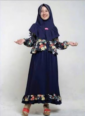 Baju gamis anak perempuan umur 10 tahun