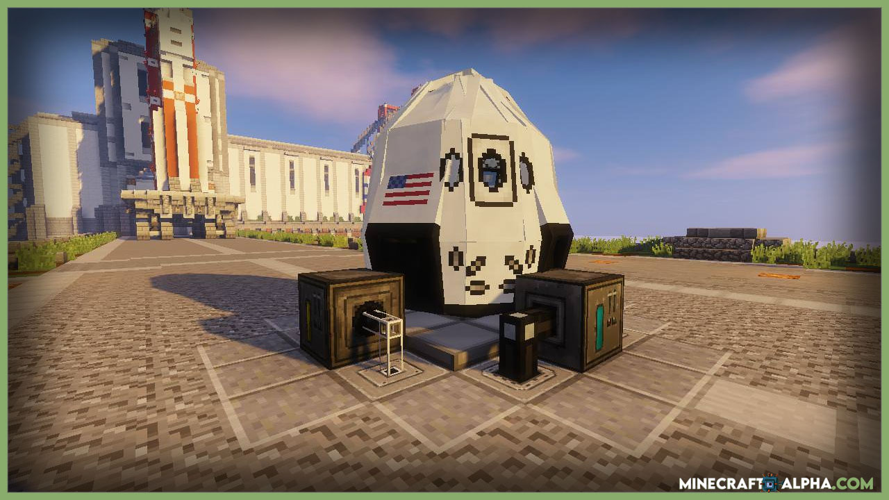 SpaceCraftX Mod 1.12.2, 1.10.2 (Space Ships, Falcon 9) SpaceCraftX Mod 1.12.2, 1.10.2 (Space Ships, Falcon 9)