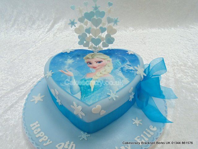 simple frozen birthday cake