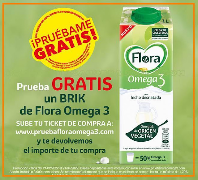 Prueba gratis Flora Omega 3
