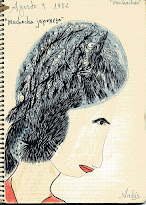 Dibujo "muchacha japonesa" 1982